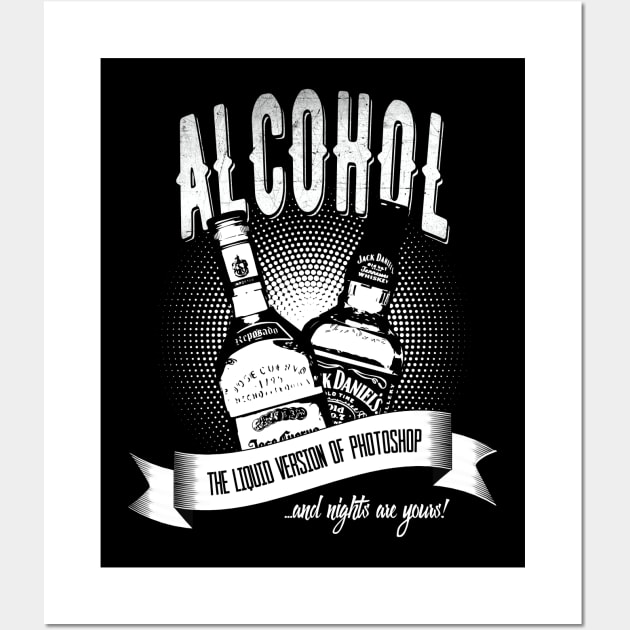 Alcohol ~ The Liquid Photoshop Wall Art by EddieBalevo